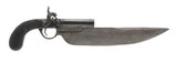 "Unmarked Knife Pistol with Unwin & Rodgers Marked Sheath (AH8364)" - 1 of 13