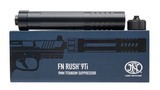 "(SN: 9SU-0005204) FN Rush 9Ti Suppressor 9mm (NGZ5824) NEW" - 1 of 3