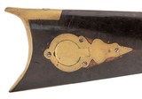 "J. Harder Half stock percussion rifle with Henry Leman Lock plate .45 caliber (AL5975)" - 7 of 11