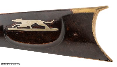 "J. Harder Half stock percussion rifle with Henry Leman Lock plate .45 caliber (AL5975)" - Image 8 of 11