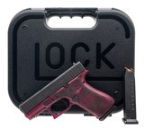 "(SN: AKSH993) Glock 43x Paisley Black Cherry Pistol 9mm (NGZ5796) NEW" - 3 of 3