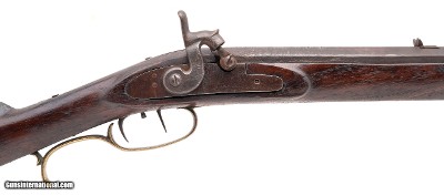 "American half stock percussion rifle “Great Western Gun Works" marked barrel .41 caliber (AL5385)" - Image 2 of 9