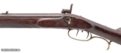 "American half stock percussion rifle “Great Western Gun Works" marked barrel .41 caliber (AL5385)" - Image 4 of 9