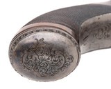 "Rare Four Barrel Box Lock Pistol by J. Lang (AH8752)" - 6 of 7