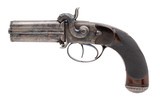 "Rare Four Barrel Box Lock Pistol by J. Lang (AH8752)" - 2 of 7