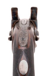 "Rare Four Barrel Box Lock Pistol by J. Lang (AH8752)" - 3 of 7