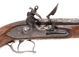 "Beautiful Pair of Silver Mounted LePage Flintlock Pistols (AH6175)" - 11 of 17