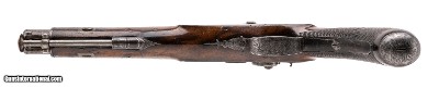 "Large Bore English Percussion Pistol by W Parker (AH8416)" - Image 4 of 6