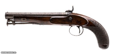"Large Bore English Percussion Pistol by W Parker (AH8416)" - Image 2 of 6