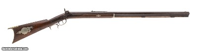 "George Spangler half stock percussion plains rifle .40 caliber (AL5718)"