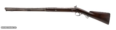 "W.W. Kaye of Philadelphia Half stock percussion Flower 10 Bore (AL5715)(DTX)" - Image 3 of 7