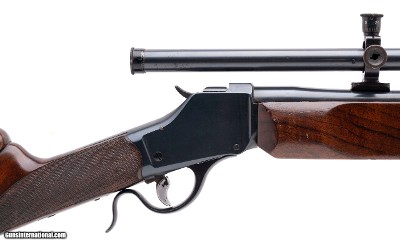 "Beautiful Custom Winchester 1885 High Wall 22 Savage (AW120)" - Image 2 of 9