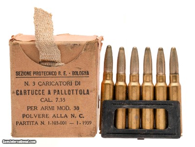 "Box of 7.35 Carcano (AM2012)"