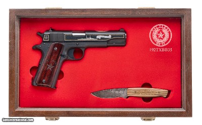 "USS Battleship Texas Commemorative Colt 1911 Pistol .45ACP (C20889)"