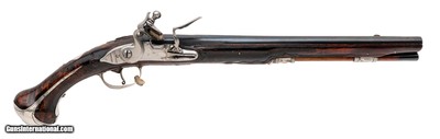 "Very Early Italian Flintlock Horseman Pistol (AH9019)"