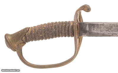 "US Model 1850 Foot Officer's Sword by C. Roby (SW1417)" - Image 2 of 4