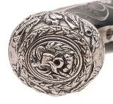 "Beautiful Pair of Gilded and Silver Hall Marked Flintlock Pistols by Richards (AH9018)" - 8 of 15