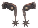 "KB&P Straight Shank Single Mounted Diamond Spurs (MIS70145) CONSIGNMENT" - 2 of 2