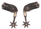 "KB&P Straight Shank Single Mounted Diamond Spurs (MIS70145) CONSIGNMENT" - 1 of 2