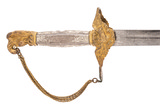 "Ames Presentation Grade Silver Gripped Eagle Pommel (SW1455)" - 6 of 8