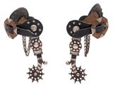 "Jerry Galloway Silver Single Mounted Spurs (MIS70148) CONSIGNMENT" - 5 of 8