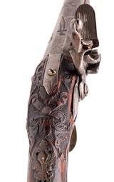 "Very Fine Middle Eastern Pair of Flintlock Pistols (AH8256)" - 13 of 17