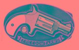 "Freedom Arms MIni-Revolver with Belt Buckle .22LR (PR73391)" - 1 of 8