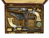 "Beautiful Double Cased Set of Special Order Colt 1860 Army Pistols (AC25)"