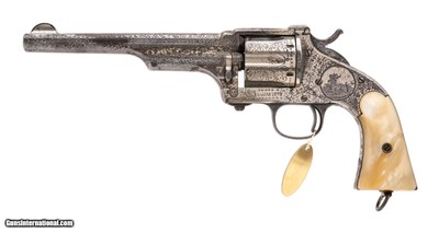 "Factory Engraved Merwin & Hulbert Large frame Top strap Single Action revolver .44-40 (AH9011) Consignment"