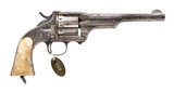 "Factory Engraved Merwin & Hulbert Large frame Top strap Single Action revolver .44-40 (AH9011) Consignment" - 2 of 6