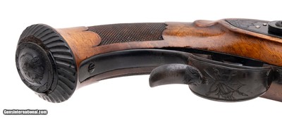 "Beautiful Cased Pair of Christian Ludwig Von Der Fecht Pistols in Vertical Case (AH9024)&nbsp; " - Image 7 of 19