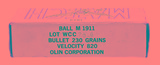 "National Match 1973 .45 ACP Ammo (AM2037)" - 3 of 4