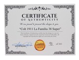"(SN: GV065422) CNC ""La Familia"" Colt Government 1911 Pistol .38 Super (NGZ5917)" - 4 of 4