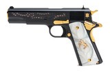 "(SN: GV064800) CNC ""La Familia"" Colt Government 1911 Pistol .38 Super (NGZ5918)" - 2 of 4