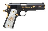 "(SN: GV064800) CNC ""La Familia"" Colt Government 1911 Pistol .38 Super (NGZ5918)"