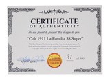 "(SN: GV064800) CNC ""La Familia"" Colt Government 1911 Pistol .38 Super (NGZ5918)" - 4 of 4