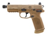 "(SN: FX3U214861) FNH FNX-45 Tactical FDE Pistol .45 ACP (NGZ390) NEW" - 2 of 3