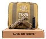 "(SN: FX3U214861) FNH FNX-45 Tactical FDE Pistol .45 ACP (NGZ390) NEW" - 3 of 3