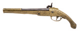 "Greek Metal stock pistol converted to percussion .62 caliber (AH8350)" - 2 of 7