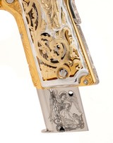 "Colt Custom Gold Engraved Government 1911 Pistol .38 Super (C20903)" - 4 of 10