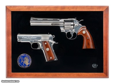 "Colt Double Diamond 150th Anniversary Python & Officers ACP Set (C20904)"