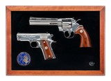 "Colt Double Diamond 150th Anniversary Python & Officers ACP Set (C20904)"