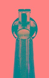 "Colt New Service Flat Top w/ Fleur De Lis Grips (C18101) " - 3 of 7