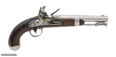 "U.S. Model 1836 Flintlock pistol (AH6664)"