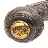 "Fantastic Pair of Coral Mounted Ottoman Flintlock Pistols (AH9051) " - 9 of 17