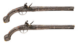 "Fantastic Pair of Coral Mounted Ottoman Flintlock Pistols (AH9051) " - 1 of 17