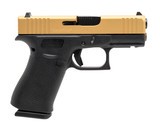 "(SN: AKVC742) Glock 43X Gold Pistol 9mm (NGZ5992) NEW" - 1 of 3