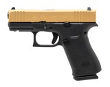 "(SN: AKVC742) Glock 43X Gold Pistol 9mm (NGZ5992) NEW" - 2 of 3