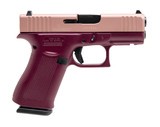 "(SN: AKVD566) Glock 43X Black Cherry Gold Pistol 9mm (NGZ5991) NEW" - 1 of 3