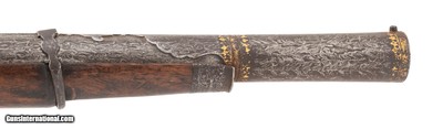 "Beautiful Indian Toradarâ€ Matchlock Musket, .65 Caliber (AL5707)" - Image 9 of 11